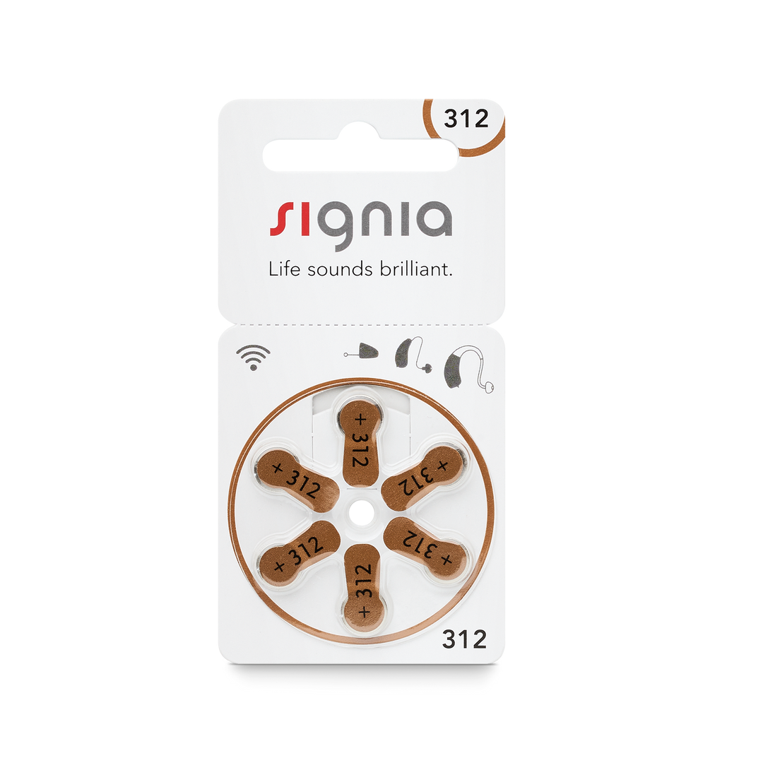 signia hearing aid accessories battery 312 10821482